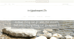 Desktop Screenshot of anupstreamlife.com